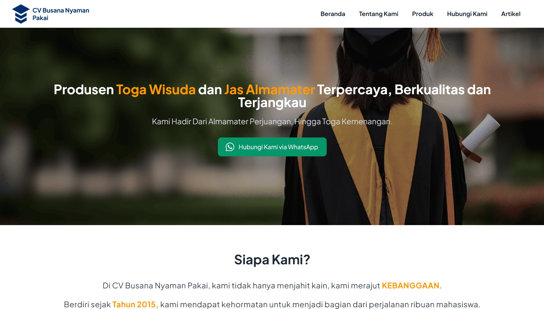 CV Busana Nyaman Pakai