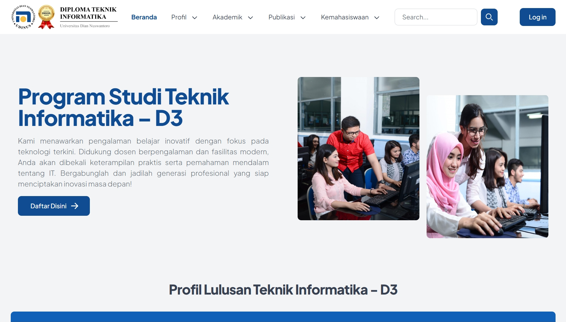 Website Profil Program Studi